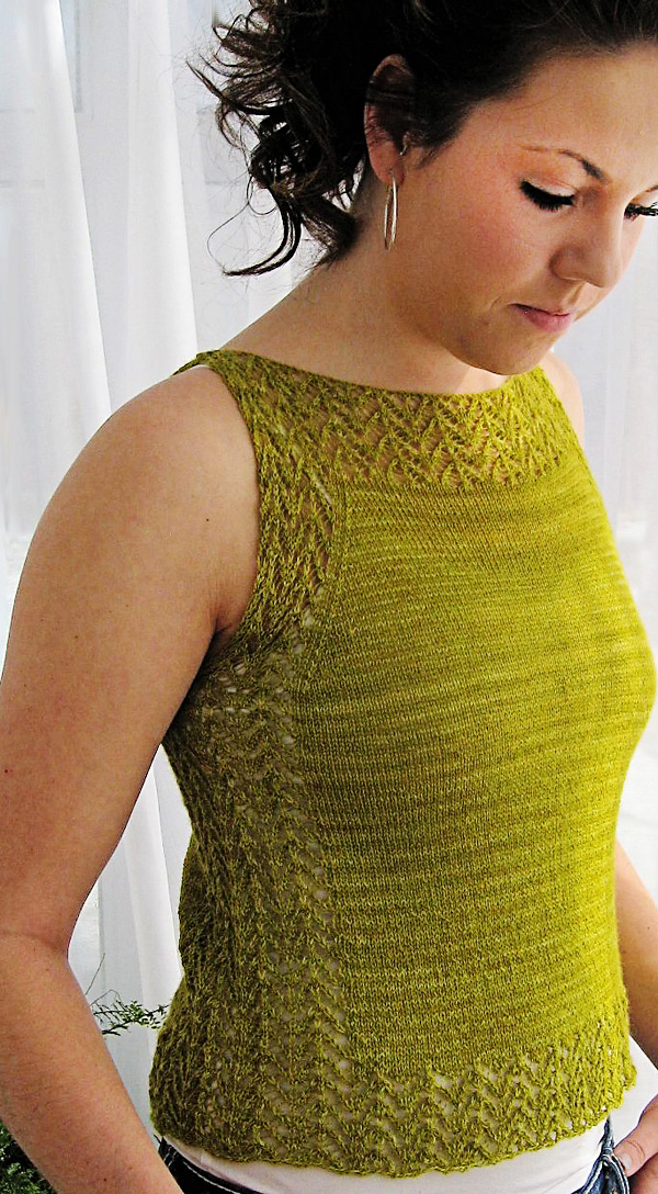 Tops Tanks Tees Knitting Patterns In The Loop Knitting