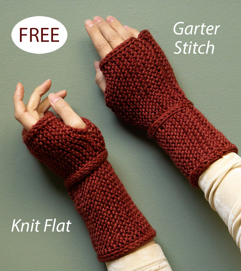 Free Knitting Pattern Everyday Handwarmers