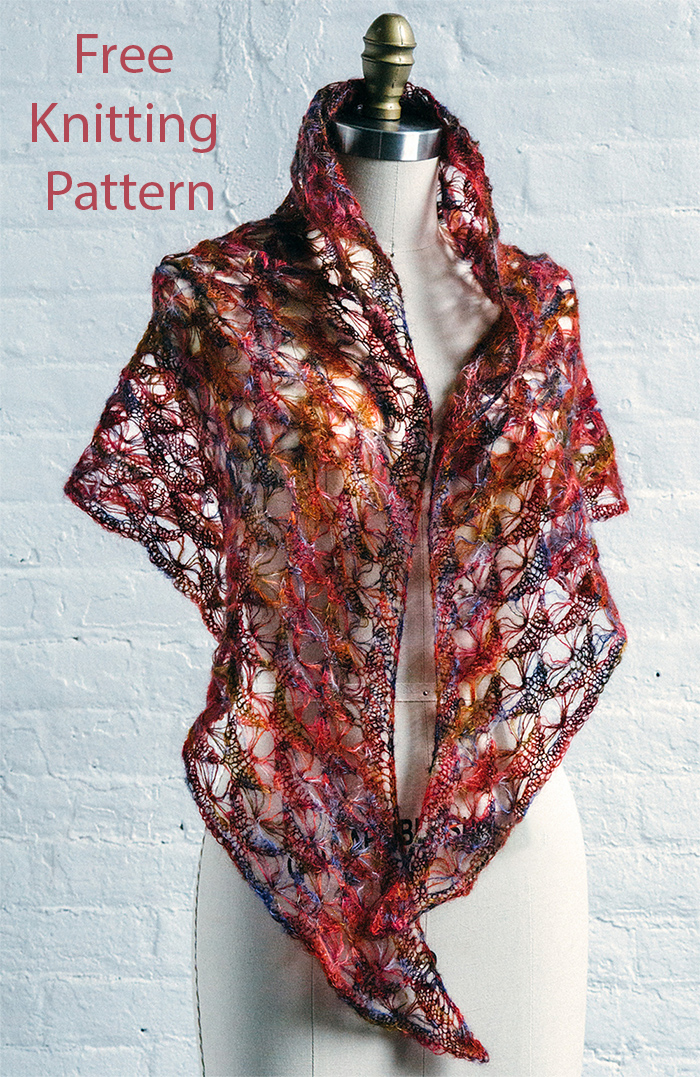 Free Evil Queen Shawl Knitting Pattern