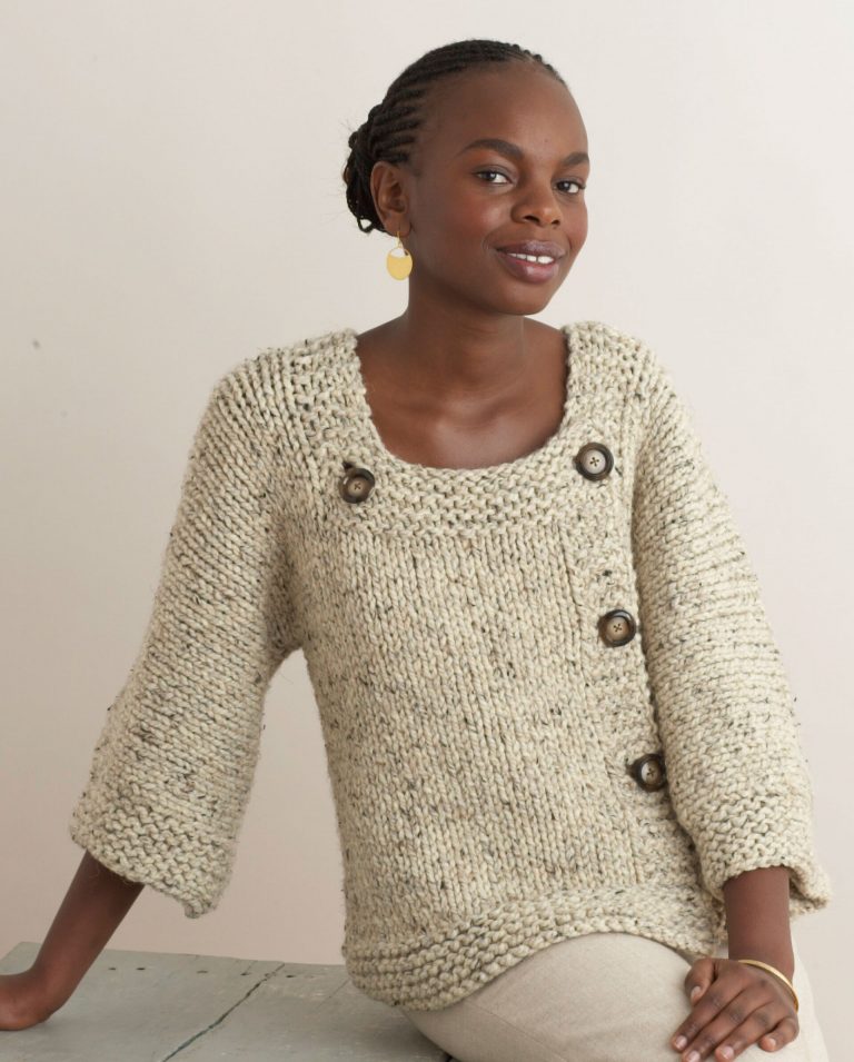 Free knitting pattern for Extra Easy Extra Fabulous Sweater