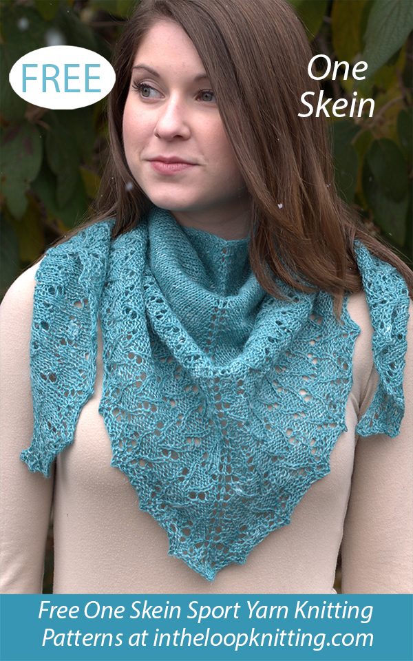 Free Shawl Knitting Pattern Linaza Lace Shawl