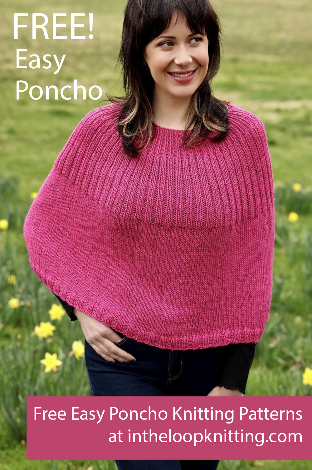 Free Poncho Knitting Pattern Easy Capelet