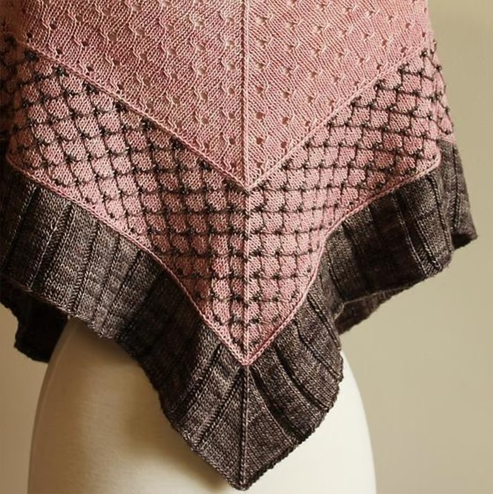 Knitting Pattern Fabergé Shawl