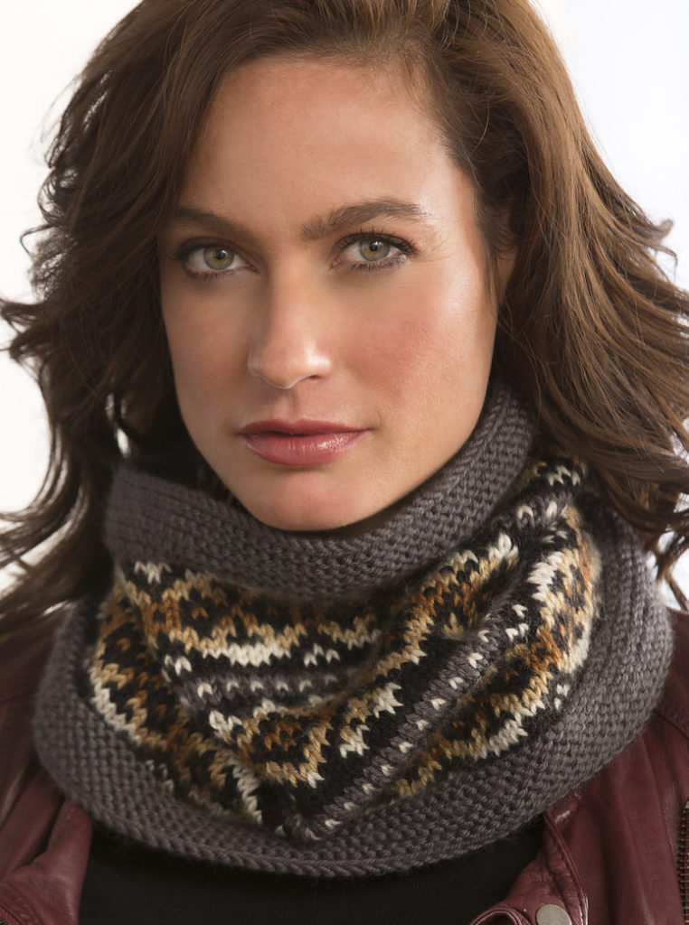 Free Knitting Pattern for Fair Isle Cowl