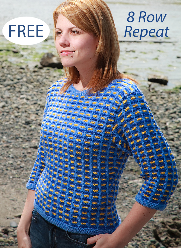 Fair Skies Pullover Free Knitting Pattern