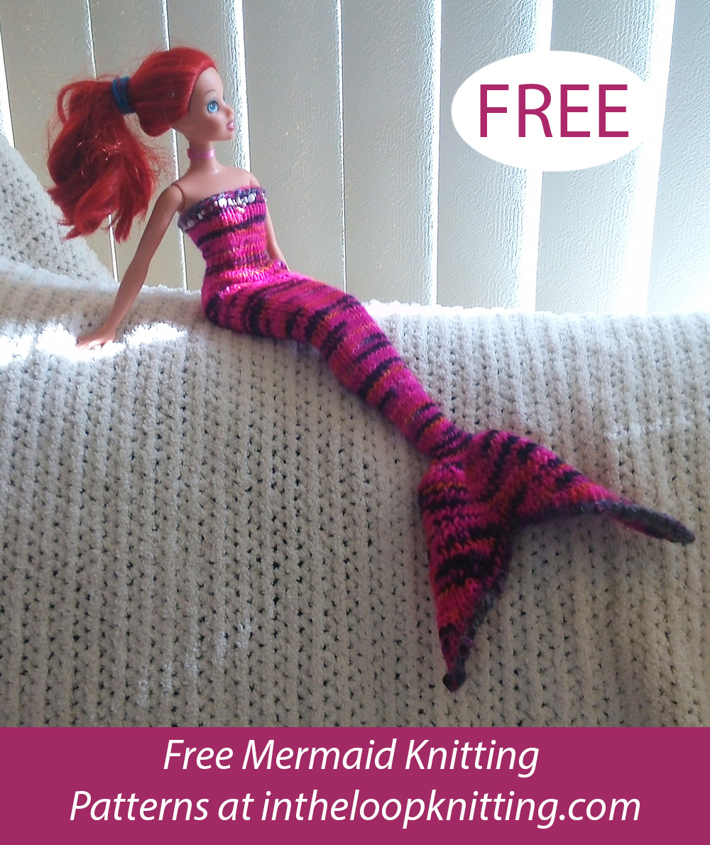 Free Mermaid Doll Costume Knitting Pattern Fairy Tail