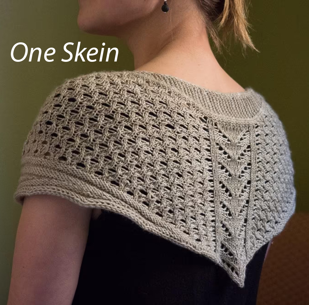 One Skein Falcon Wings Shawl Knitting Pattern 