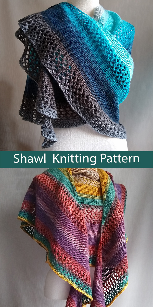 Shawl Knitting Pattern Fall Blessings Shawl