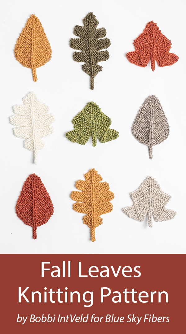 Fall Leaves Free Knitting Pattern