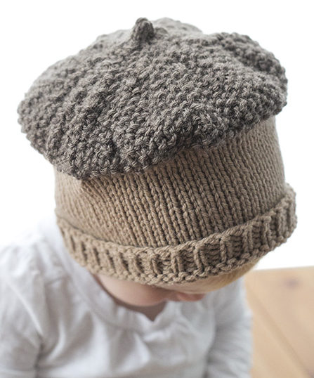 Free Knitting Pattern for Acorn Baby Hat