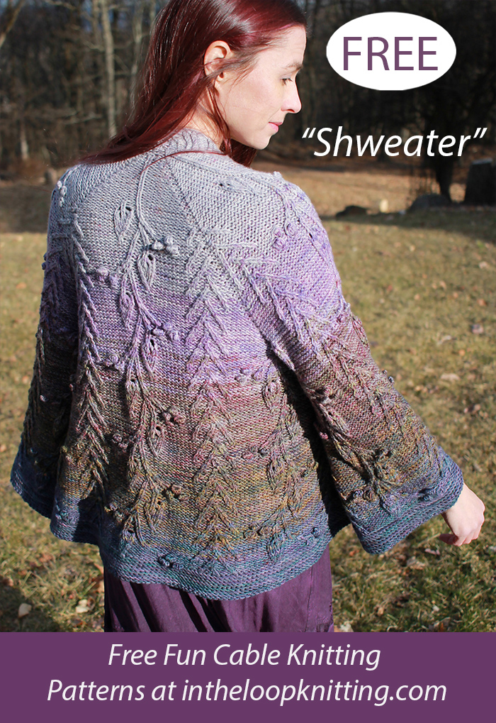 Free Fallow Fields Shweater Cardigan Knitting Pattern