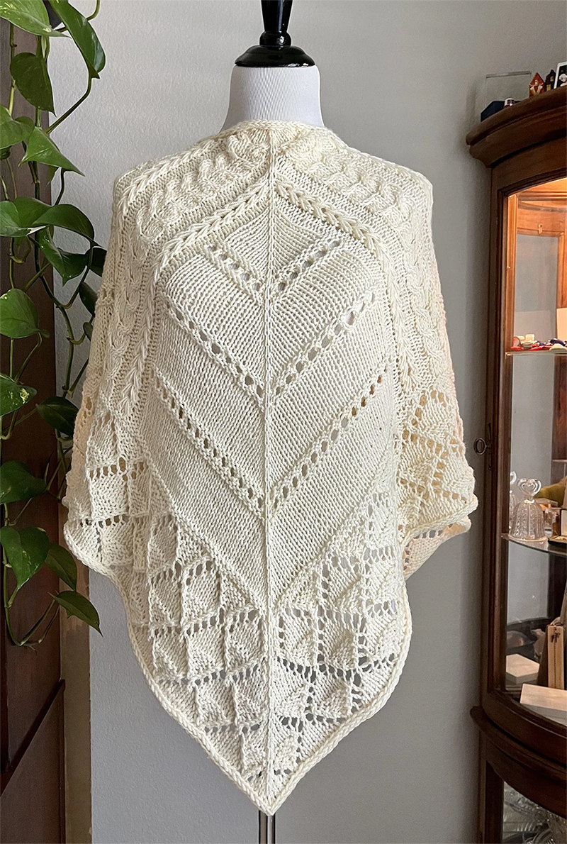 Shawl Knitting Pattern Fallstreak Shawl 