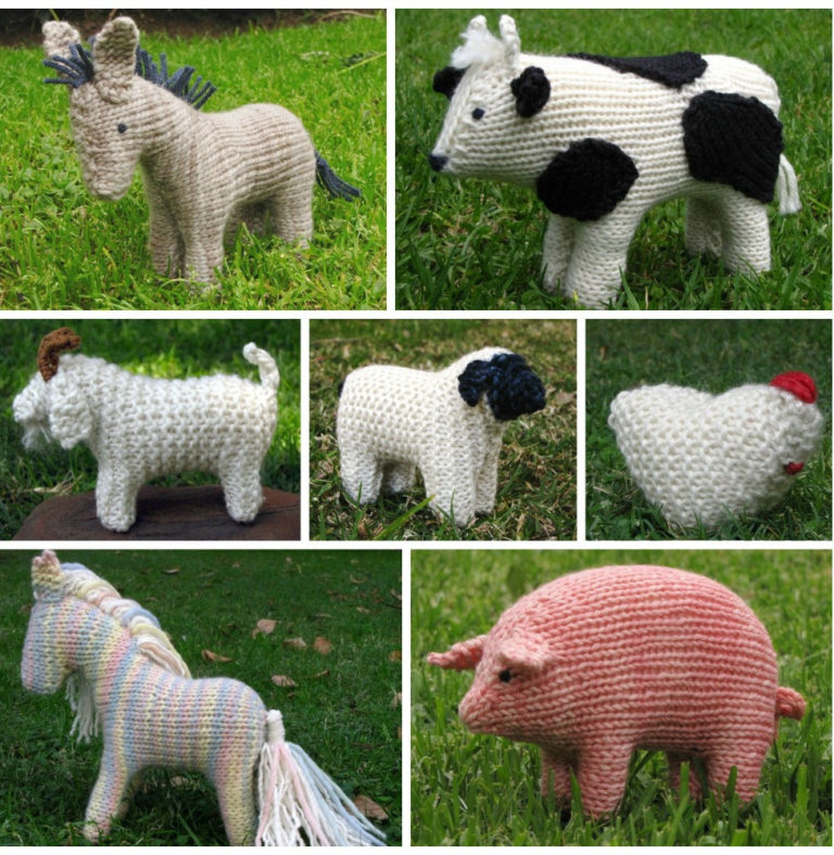 Farm Animals Knitting Ebook