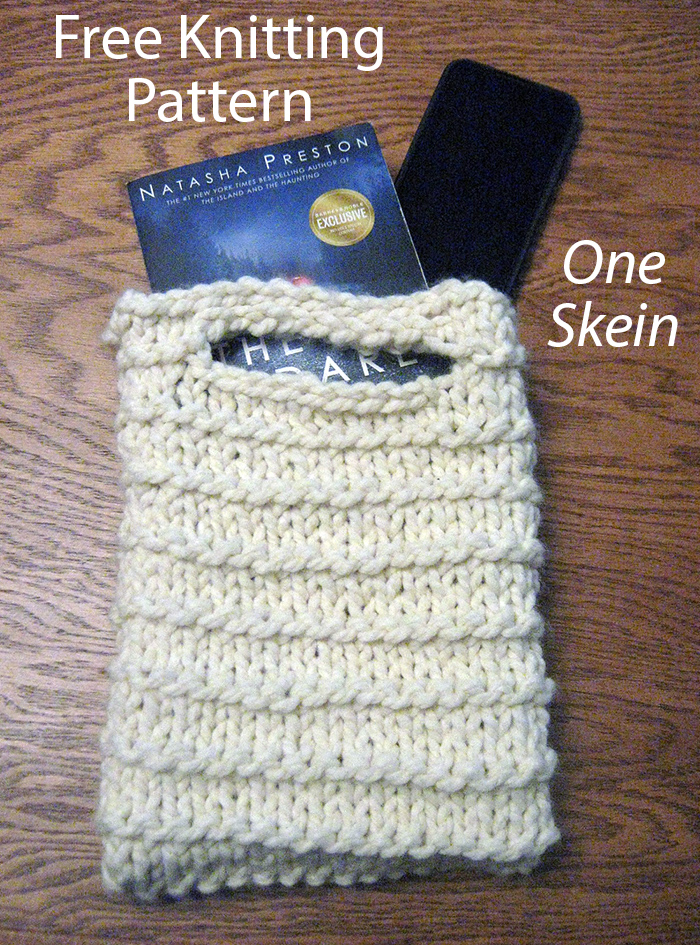 Free One Skein Farmer's Daughter Tote Knitting Pattern