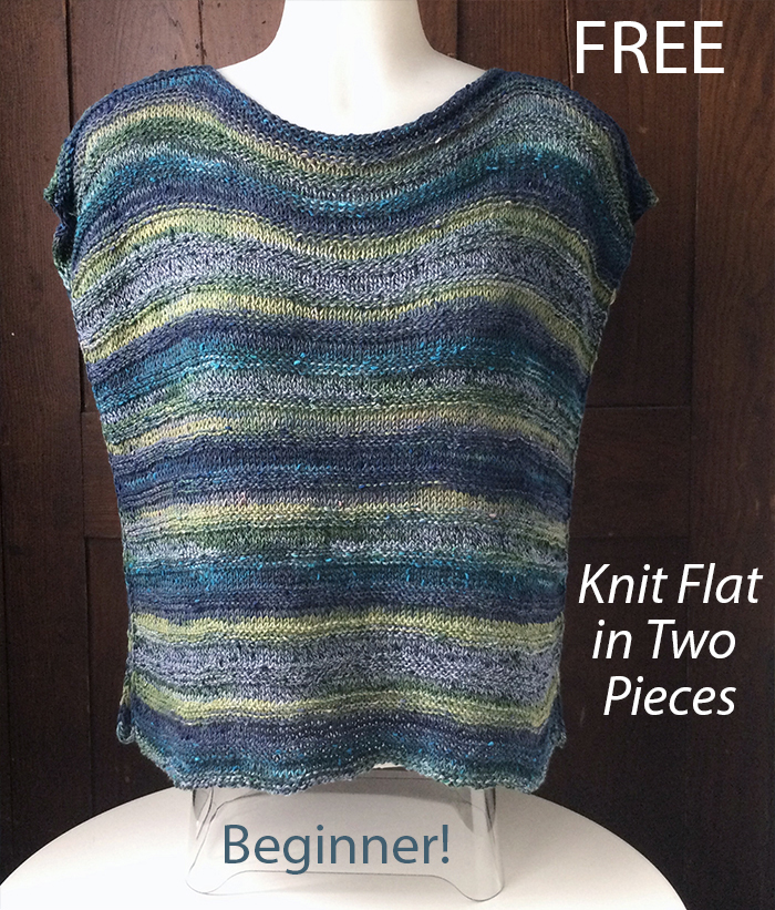 Free Easy Beginner Farro Squared Top Knitting Pattern 819e