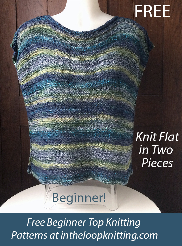 Free Easy Beginner Farro Squared Top Knitting Pattern