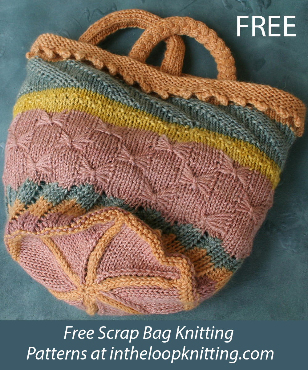 Free Knitting Pattern Circular Sampler Bag