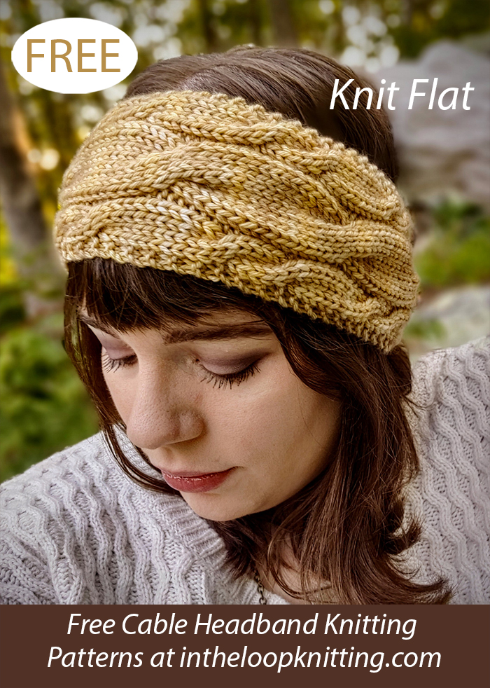 Free Knitting Pattern Favorite Cable Headband