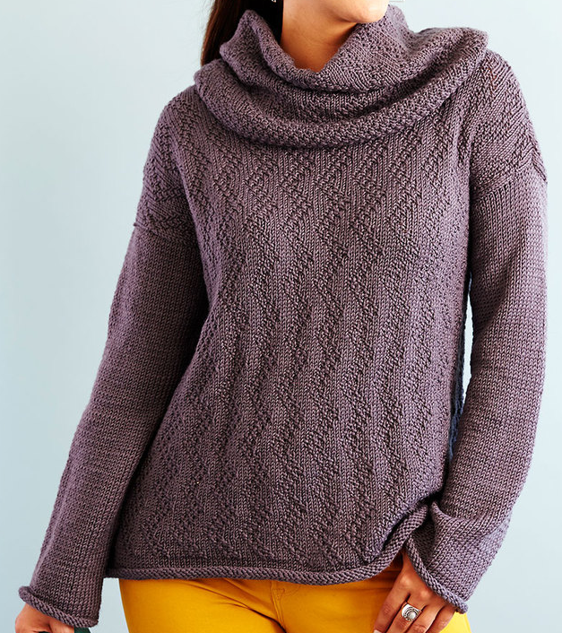 Cowl Neck Sweater Knitting Patterns In The Loop Knitting Vlrengbr