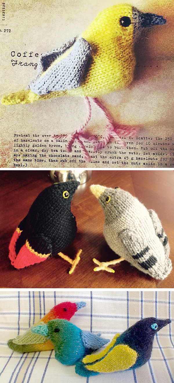 Free Knitting Pattern for Feathered Friend