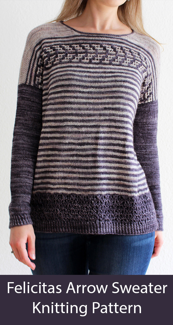 Felicitas Arrow Sweater Knitting Pattern