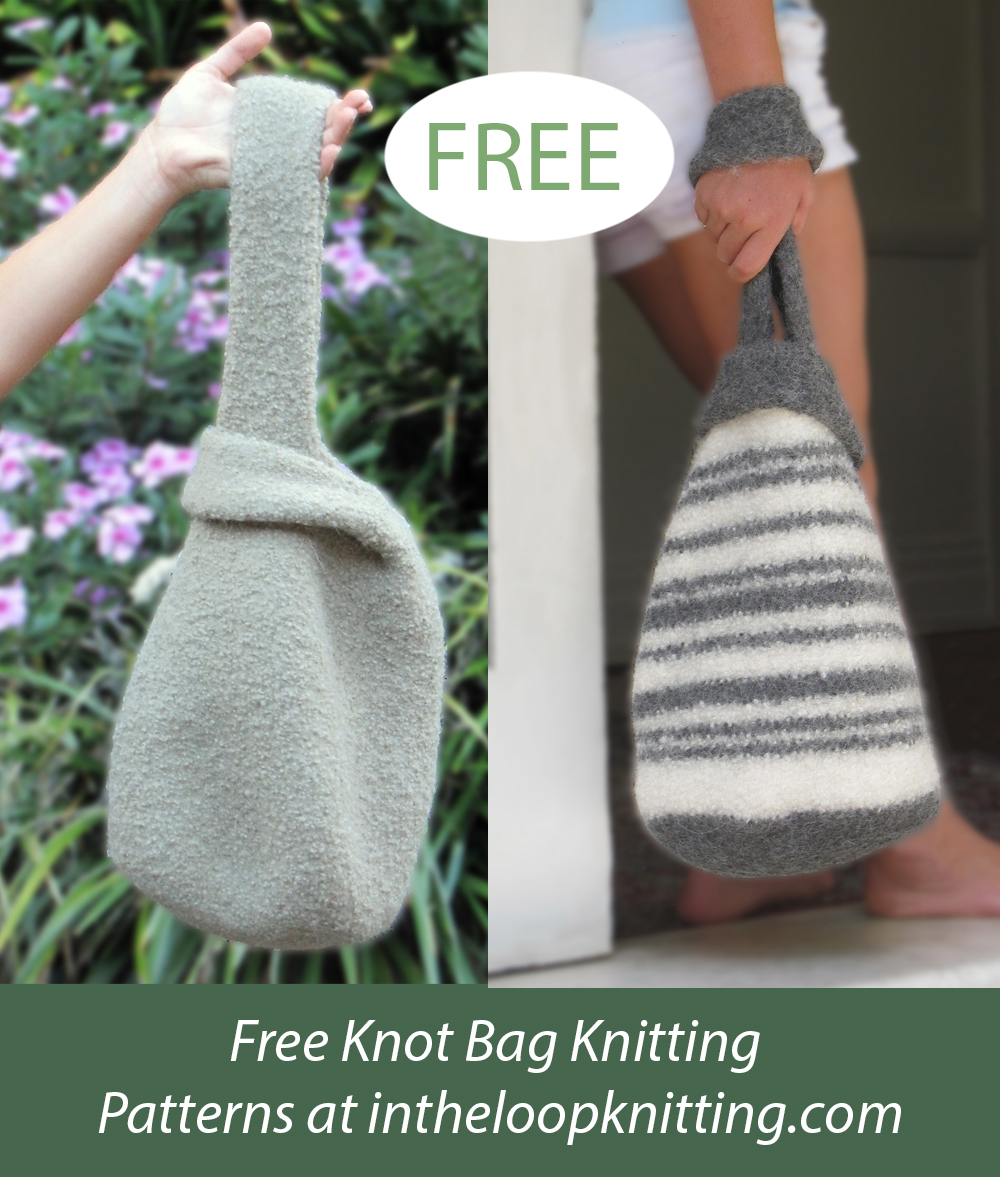 Free Felted Knot Bag Knitting Pattern