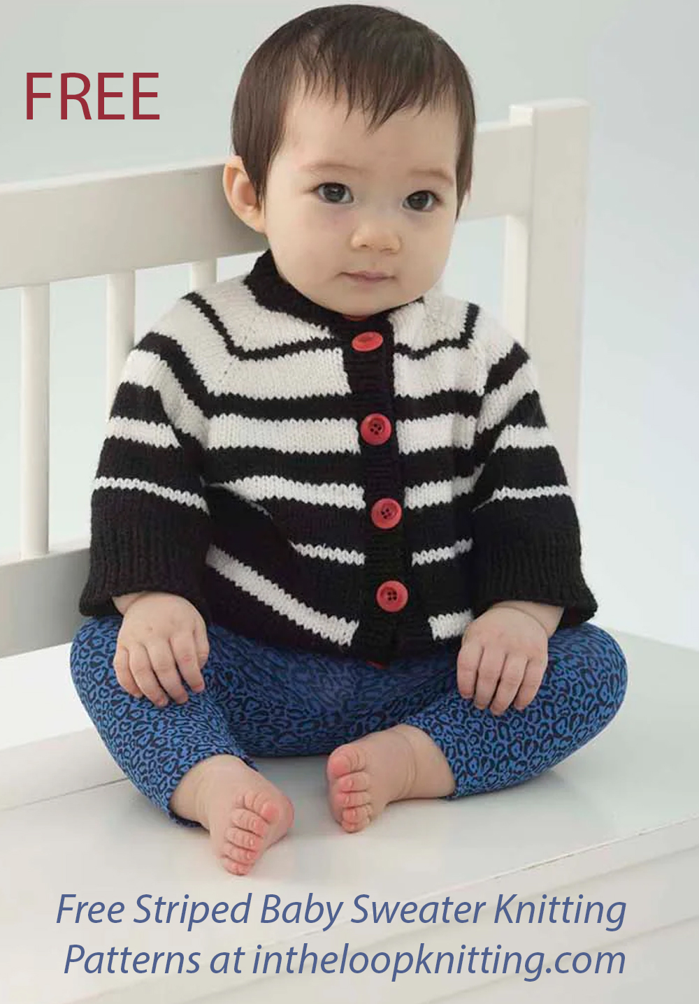 Free Baby and Child Fiber Optic Cardigan Knitting Pattern