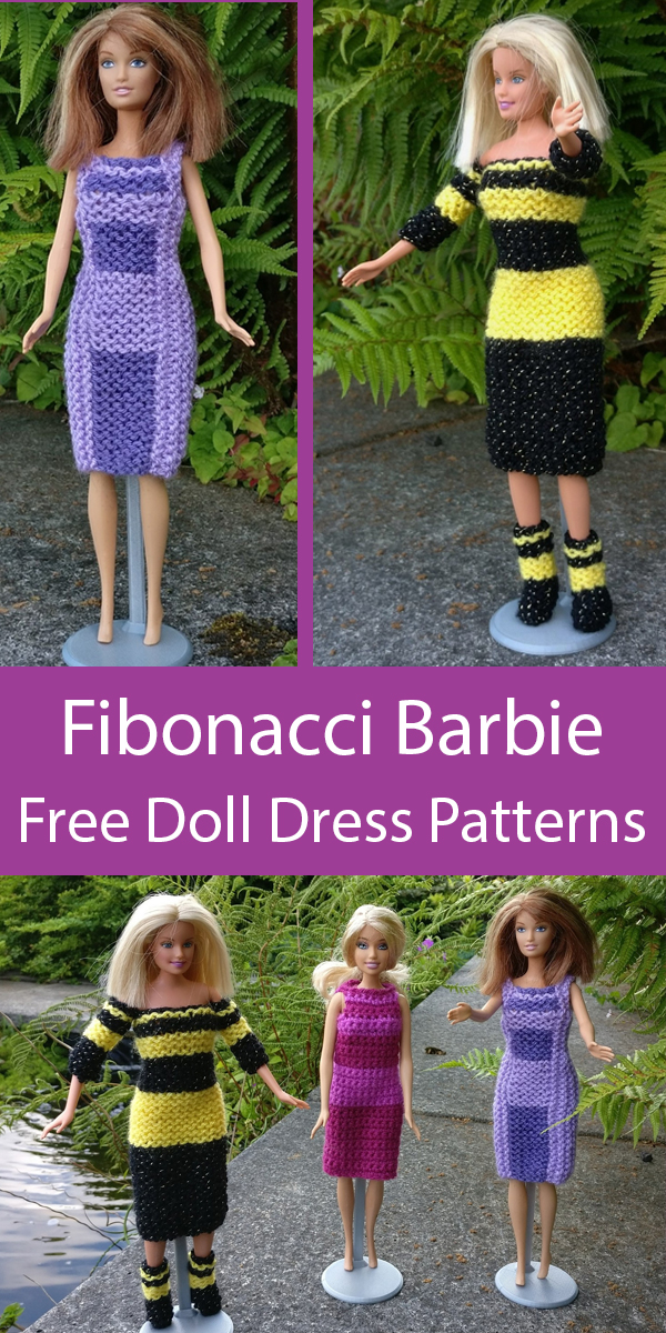 Chevron Moss Stitch Dress- easy to knit.  Barbie clothes patterns, Crochet  barbie clothes, Barbie knitting patterns