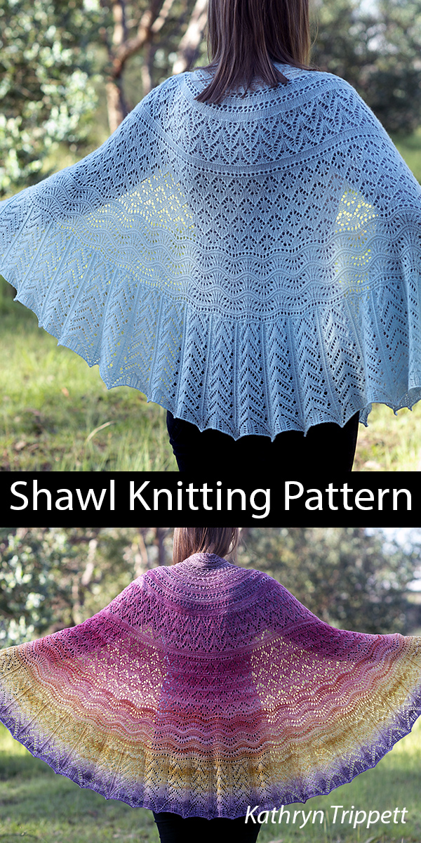 Free Shawl Knitting Pattern FibreFest 2022 Shawl