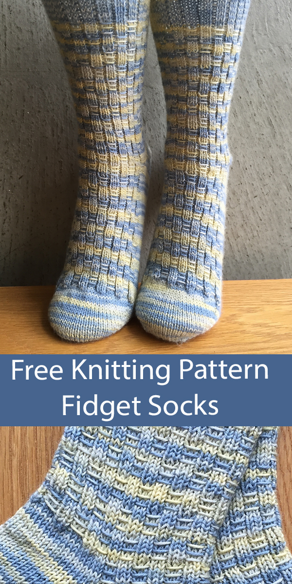 Fidget Socks Knitting Pattern