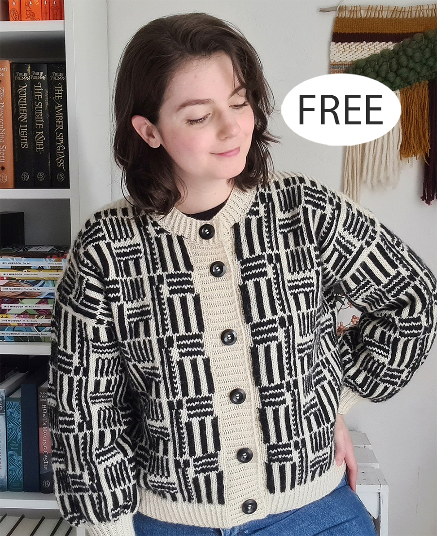 Free Women's Figures Cardigan Knitting Pattern