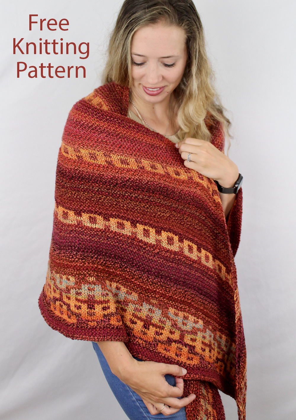Free Shawl Knitting Pattern Firebrand Shawl 