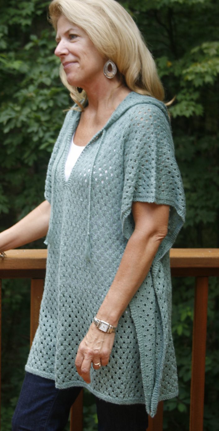 Free Knitting Pattern for Firefly Poncho