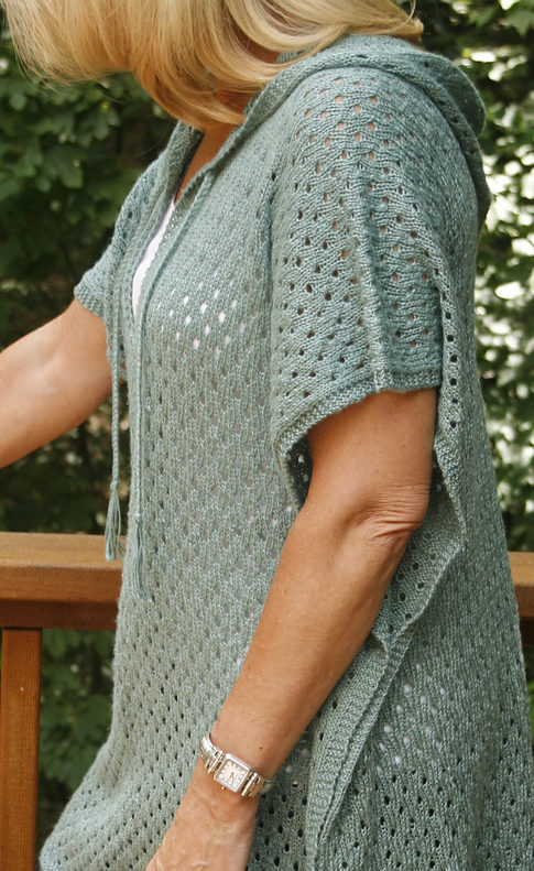 Free Knitting Pattern for Firefly Poncho
