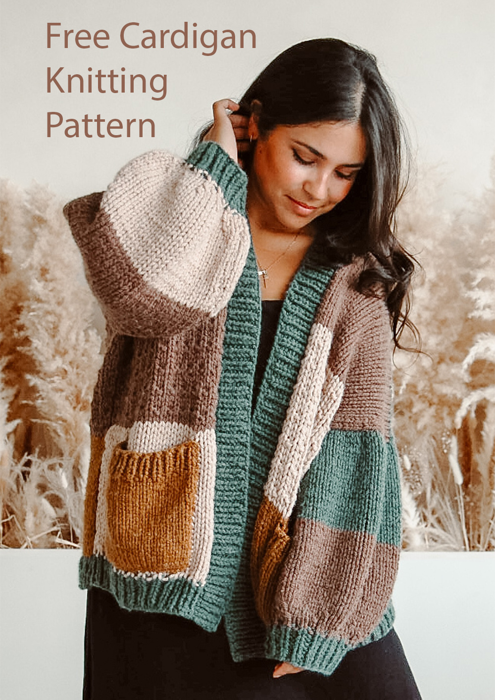 Free Knitting Pattern Fireside Cardigan