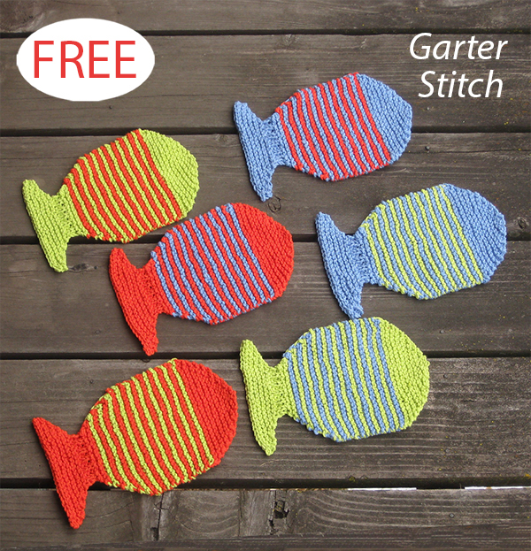 Free Fish Cloth Knitting Pattern 