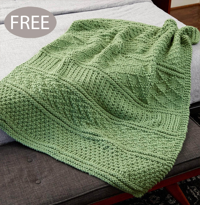 Free Fisherman's Throw Knitting Pattern