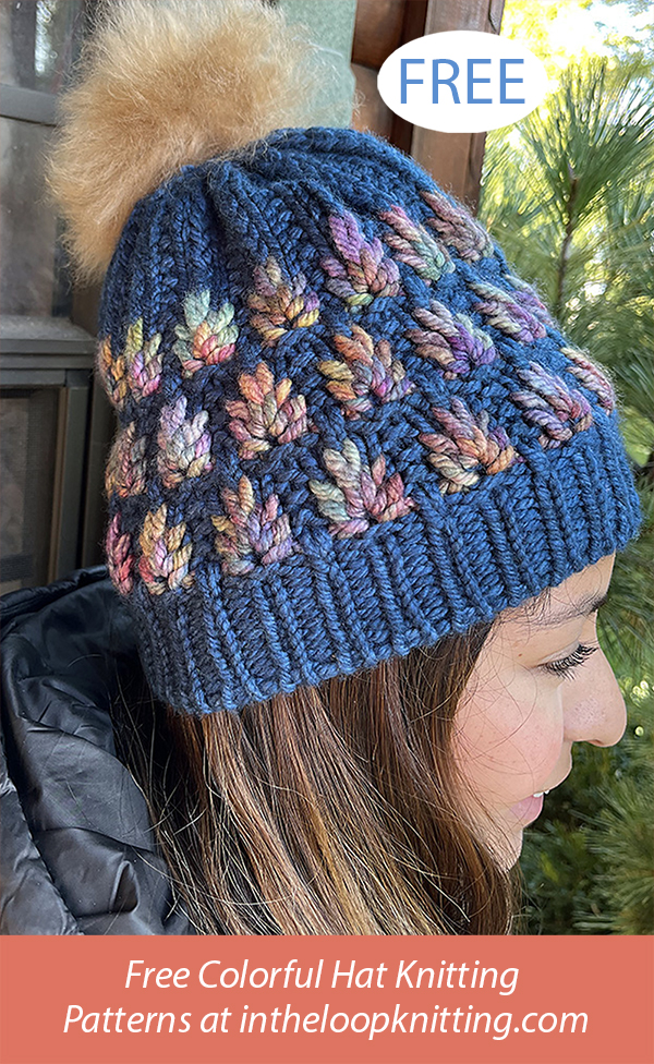 Free Flamin Fireflower Hat Knitting Pattern