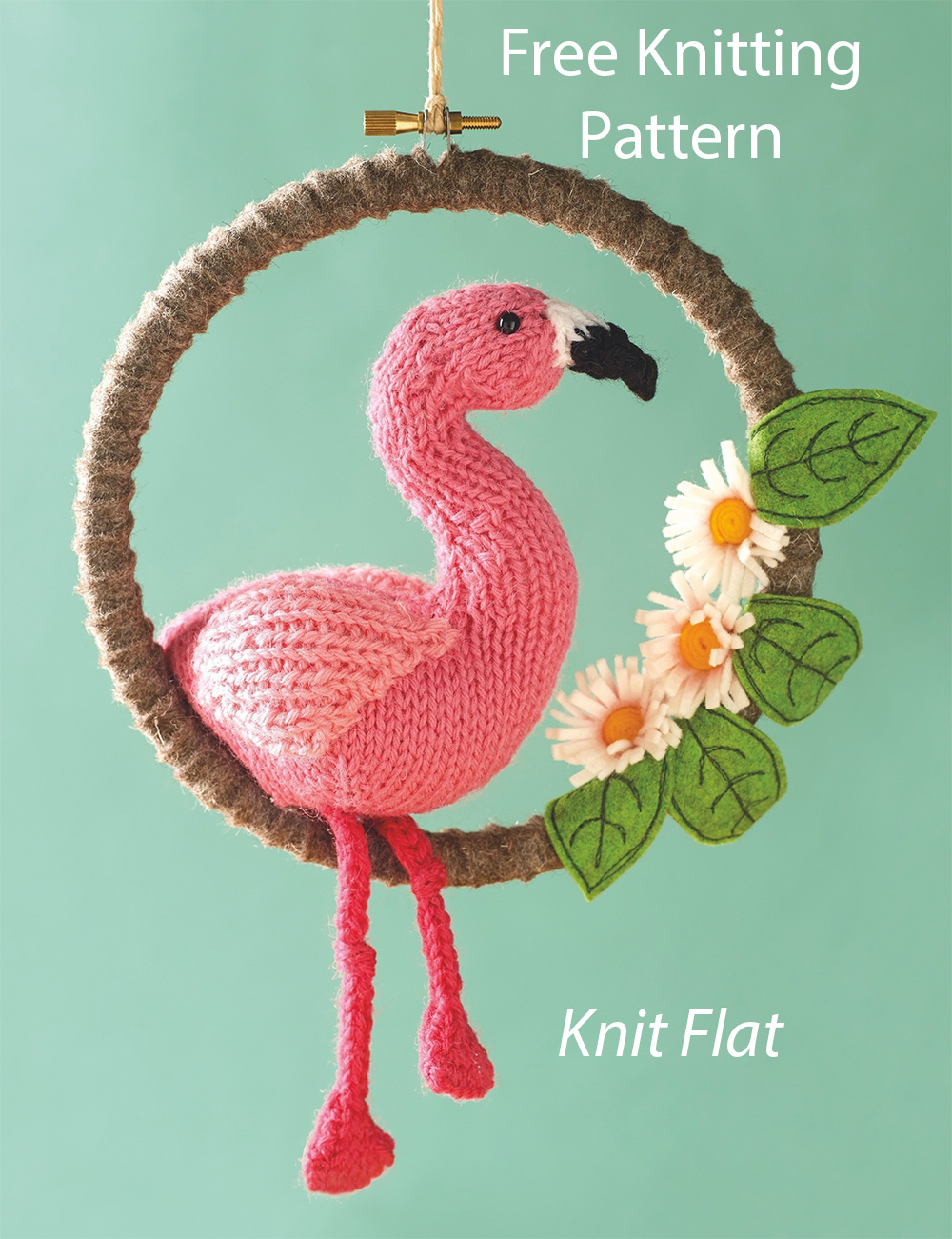 Free Flamingo Knitting Pattern 