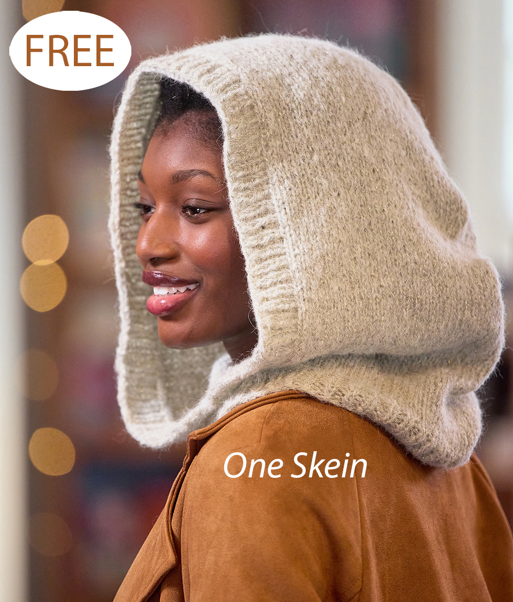 Free Fleur de Sel Hood Knitting Pattern