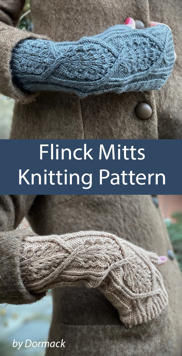 Flinck Mitts Knitting Pattern Long Hand Warmers
