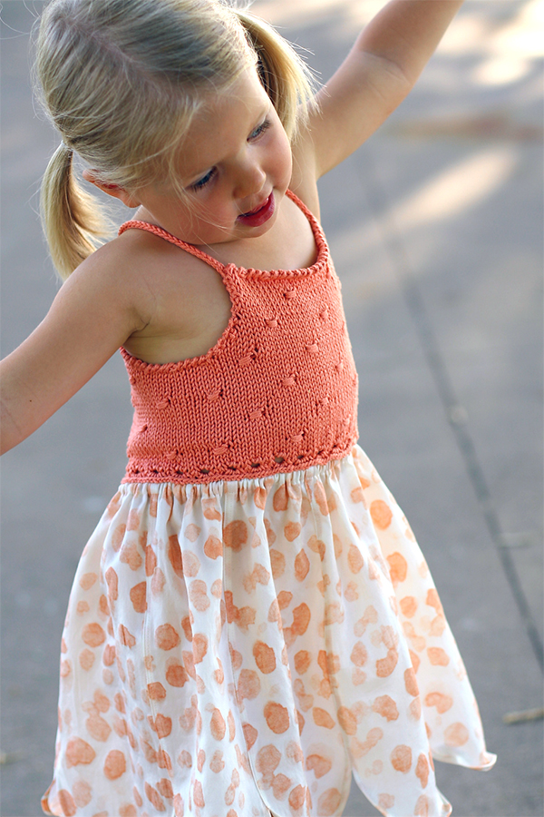 Free Pattern for Knit and Sew Flitter Dress for Babies and Children