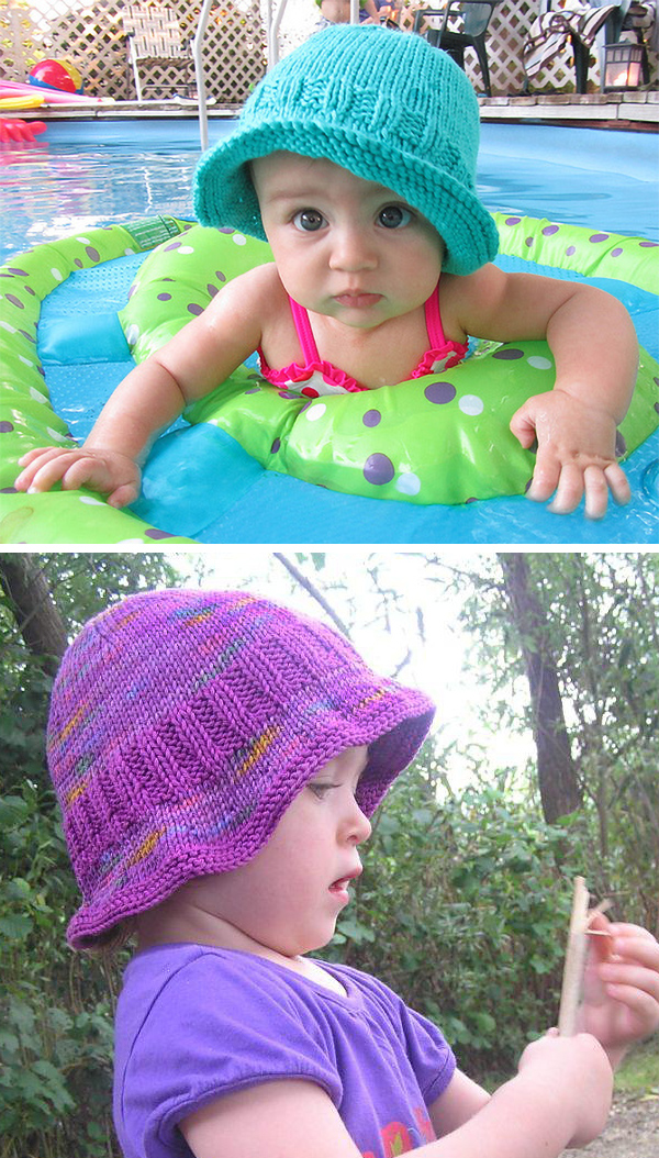 Easy toddler knitted hat pattern