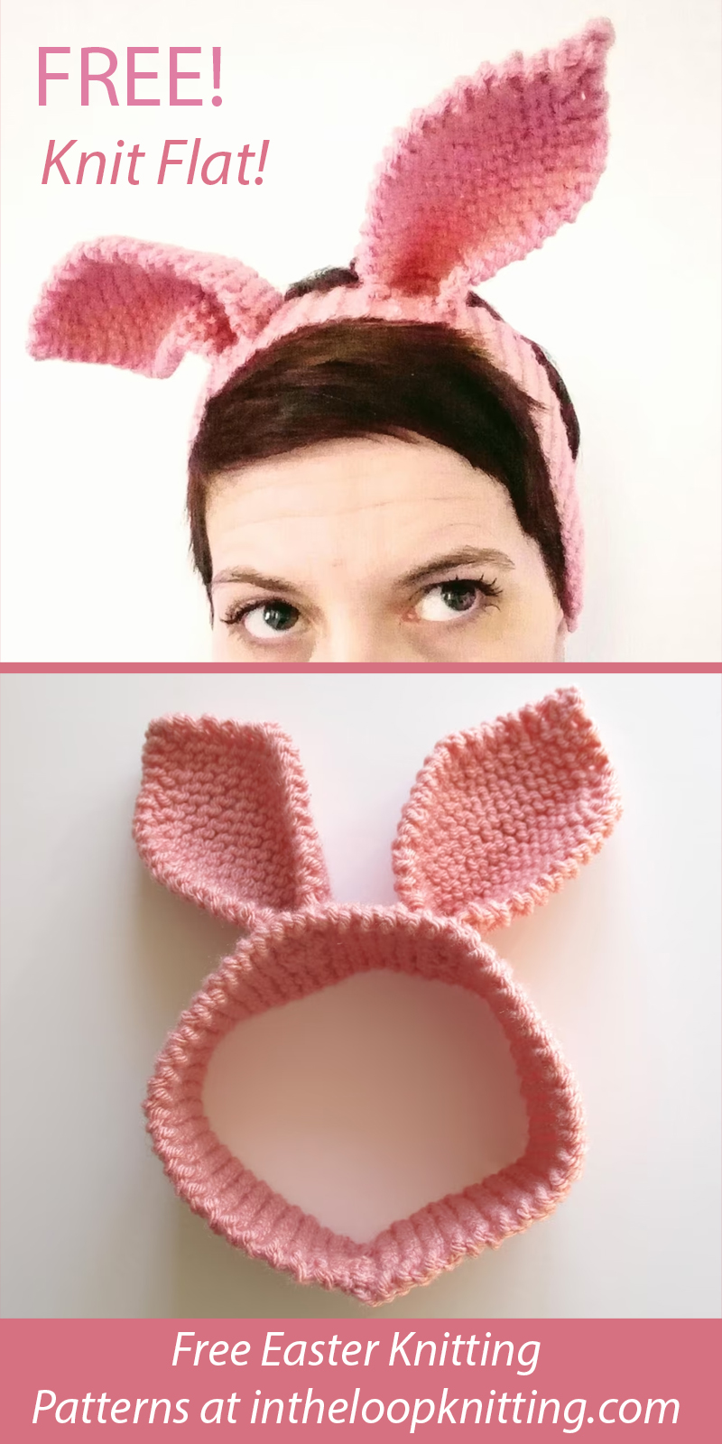 Free Easter Knitting Pattern Floppy Bunny Ears Headband