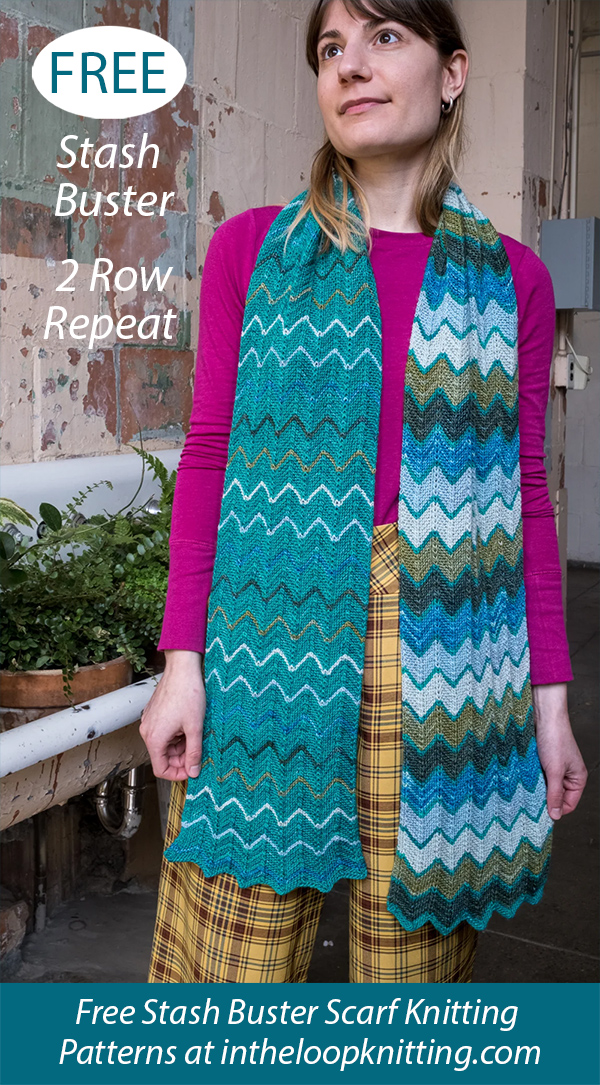 Free Flora Scarf Knitting Pattern