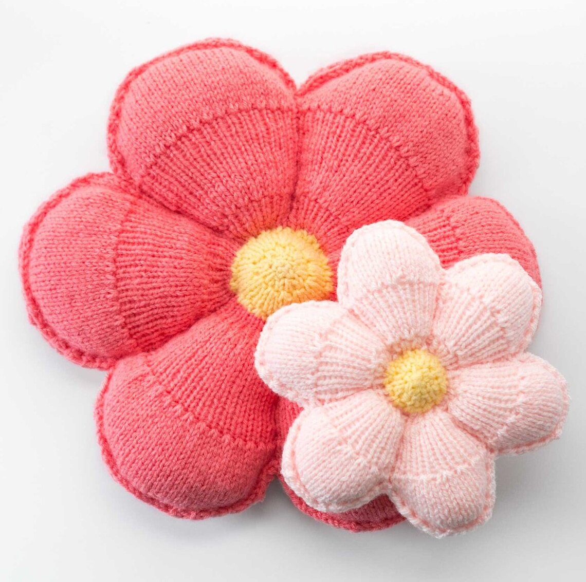 Flower Pillow Knitting Pattern