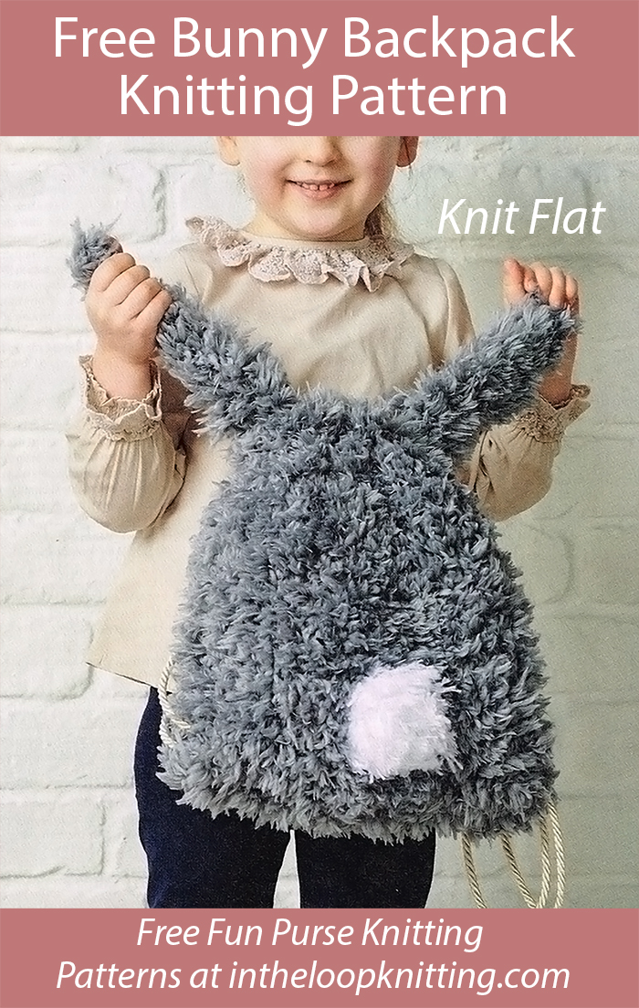 Free Fluffy Bunny Rucksack Knitting Pattern