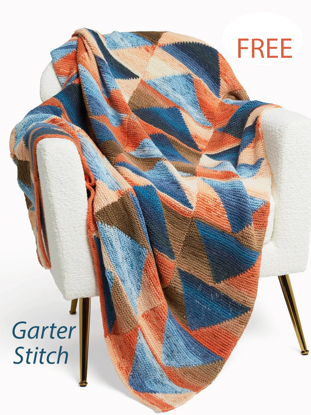 Free Flying Geese Throw Blanket Knitting Pattern