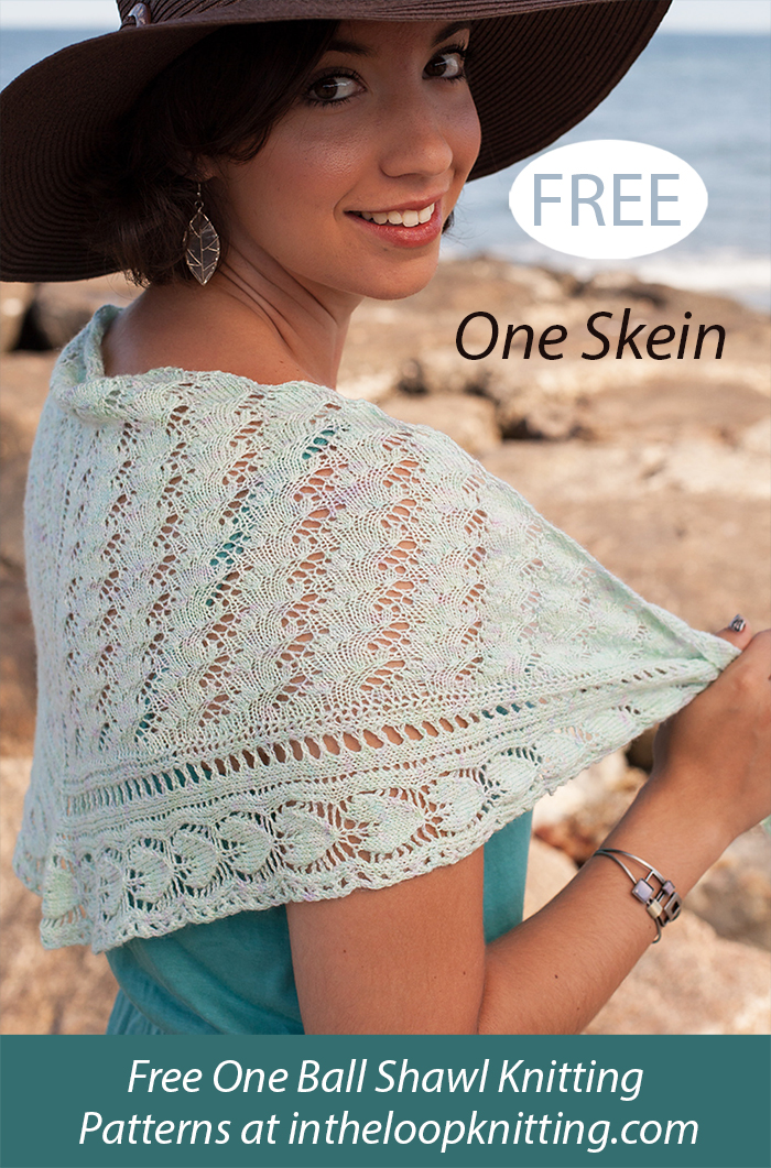 Free Flyleaf Shawlette One Skein Knitting Pattern