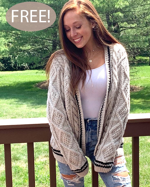 Free Folklore Cardigan Knitting Pattern